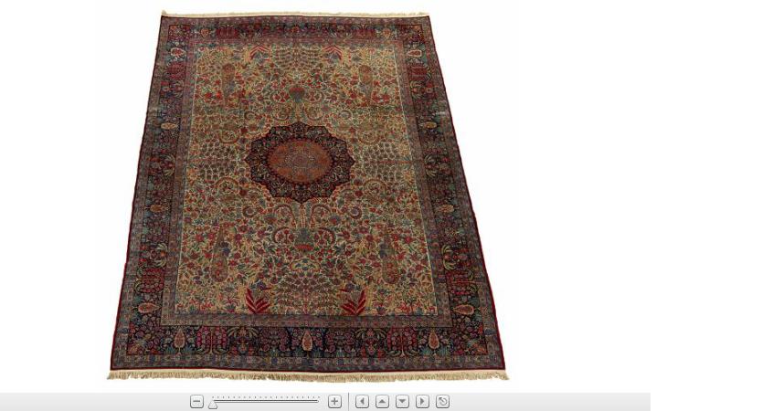 Appraisal: Kerman carpet southeast persia circa