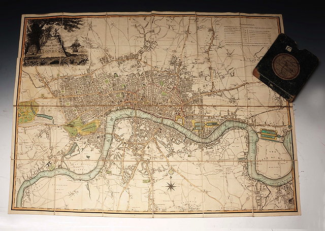 Appraisal: LAURIE Robert WHITTLE James A New Map of London engrd