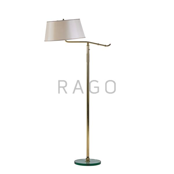 Appraisal: FONTANA ARTE Attr Floor lamp Condition Report Glass has been