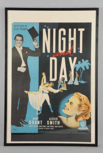 Appraisal: German Night Day Movie Poster This film starred Cary Grant