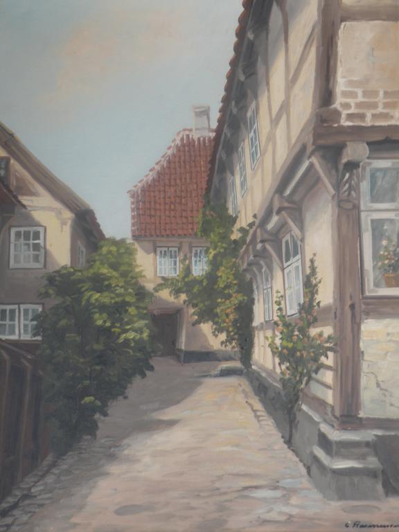 Appraisal: C Rasmussen Odense Denmark - oil on canvas pair signed