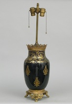 Appraisal: A Sevres Porcelain And Cast Brass Table Lamp A Sevres