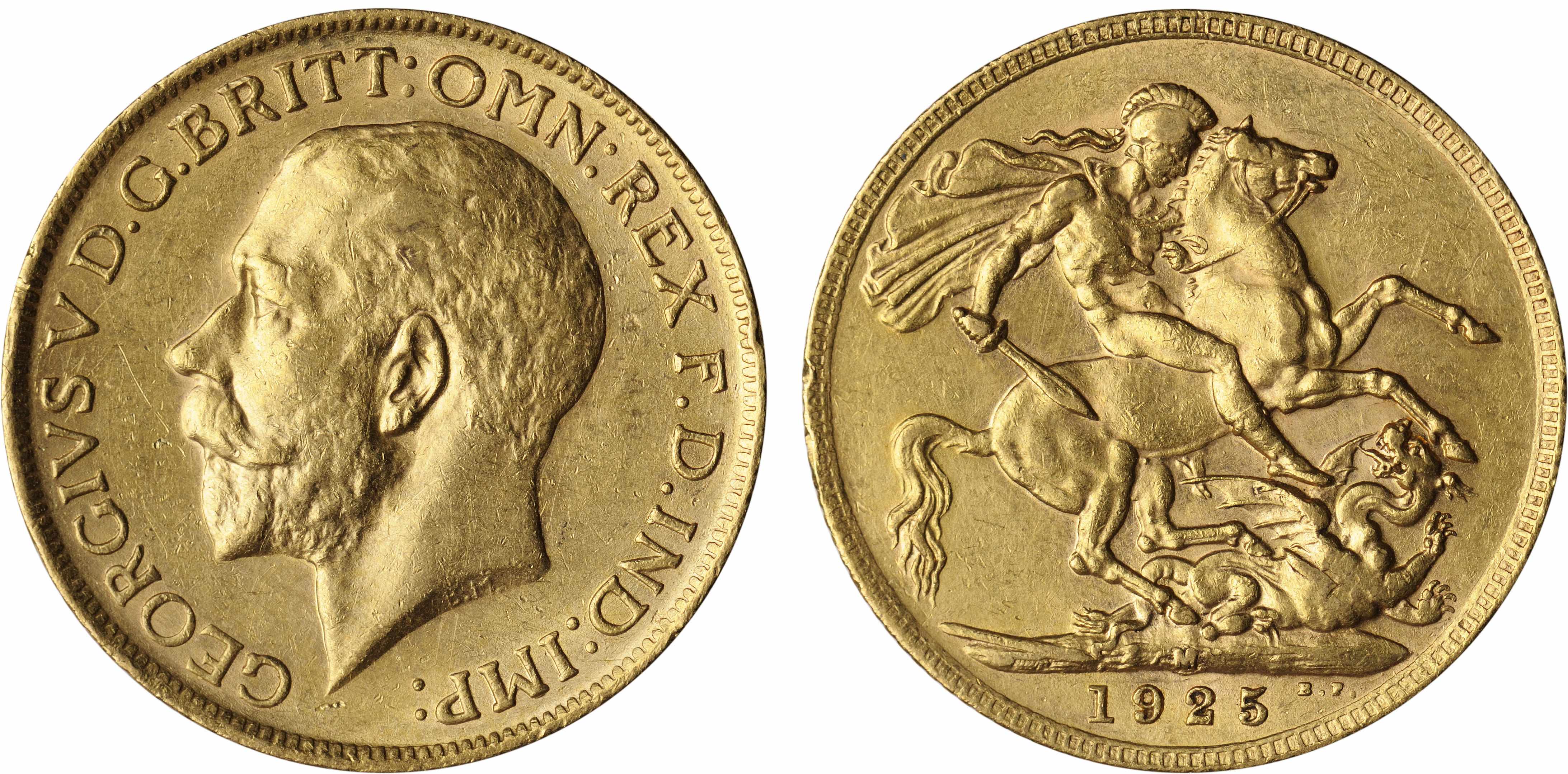 Appraisal: Australia George V Sovereign -M KM- Minimal wear with some