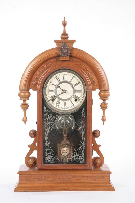 Appraisal: E N WELCH PARLOR CLOCK Eight day time and strike