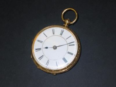 Appraisal: A VICTORIAN CT GOLD POCKET WATCH the movement by W