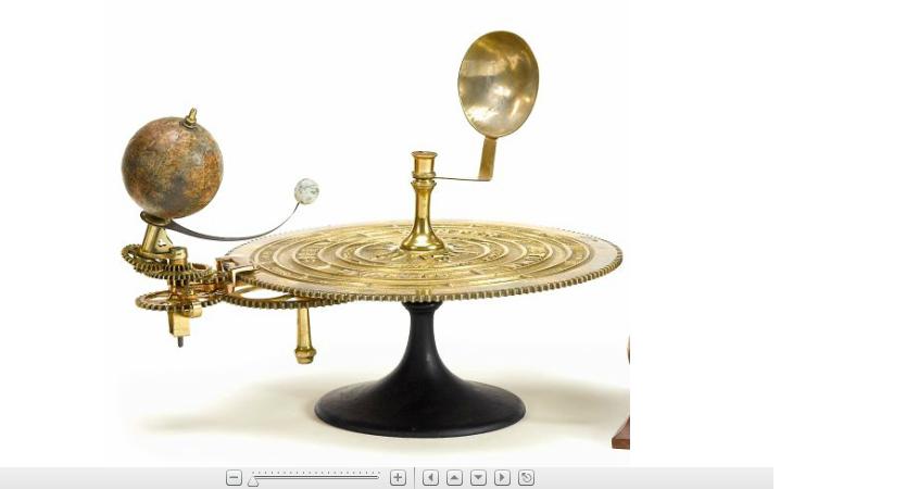 Appraisal: Parkes Hadley patent brass table orrerylondon circa