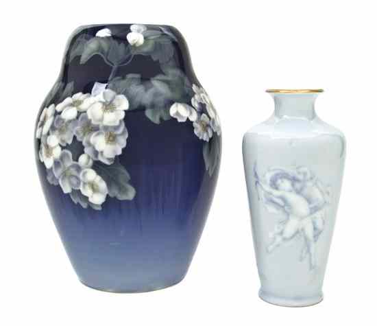 Appraisal: A Bing and Grondhal Porcelain Vase together with a smaller