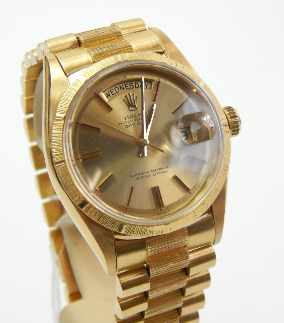 Appraisal: A ct gold Rolex Oyster Perpetual Day-Date gentleman's wristwatch with