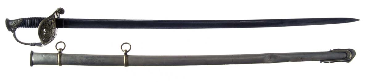 Appraisal: A HISTORIC CAPTURED UNION OFFICER S SWORD WITH PRESENTATION TO