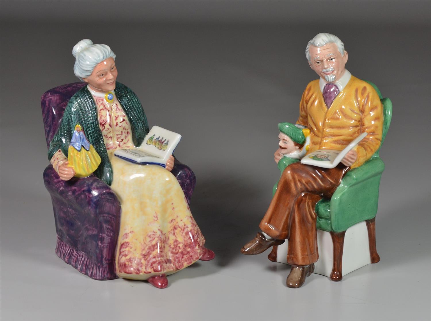 Appraisal: Royal Doulton bone china figurines Pride Joy HN Prized Possessions