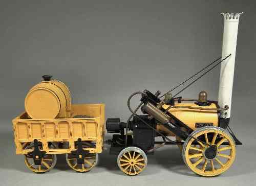 Appraisal: A Hornby steam powered model of Stephenson's ''Rocket'' and tender