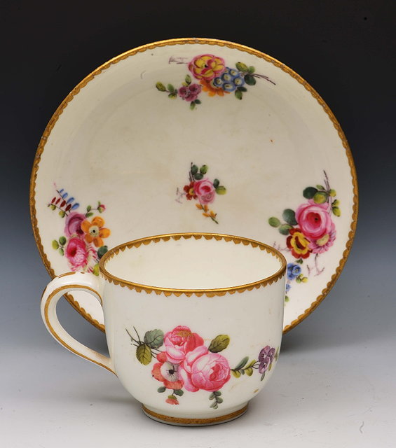 Appraisal: Sevres cup and saucersaucer dated for and cup dated for