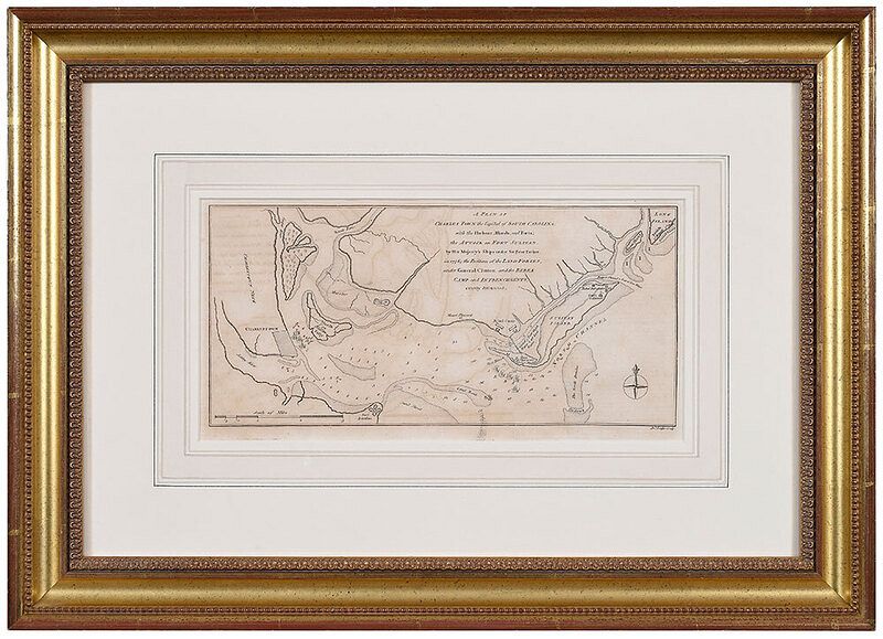 Appraisal: Lodge - Plan of the Attack on Fort Sullivan John