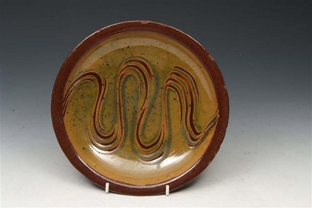 Appraisal: A MICHAEL CARDEW OF WINCHCOMBE POTTERY SCRAFFITO DISH circa with