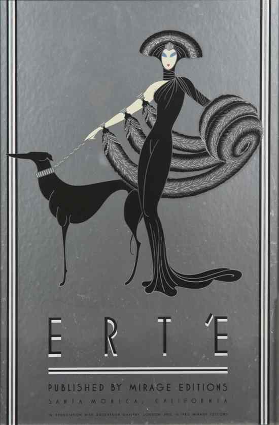 Appraisal: Erte French - Erte poster x inches