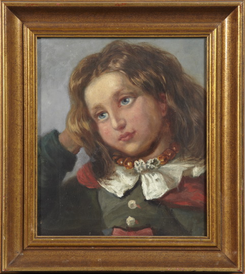 Appraisal: British School First Quarter th Century Portrait of a Child