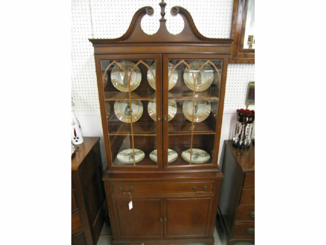 Appraisal: Mahogany China Cabinet