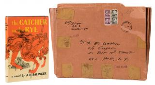 Appraisal: Salinger J D Hand Salinger J D File Folder Envelope