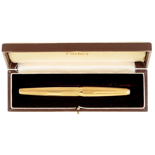 Appraisal: An ct gold Parker fountain pen London maker's booklet cased