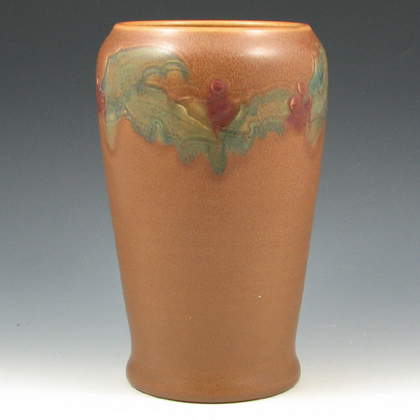 Appraisal: Rookwood Holly Vase by C S Todd Rookwood vase from