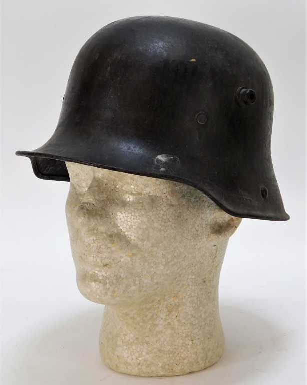 Appraisal: M NAZI TRANSITIONAL GERMAN HELMET Germany - Transitional period rolled