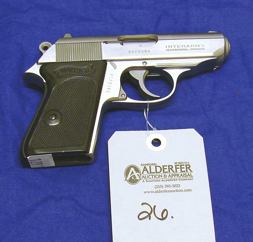 Appraisal: Walther Model PPK semi-automatic pistol Cal bbl SN A Stainless