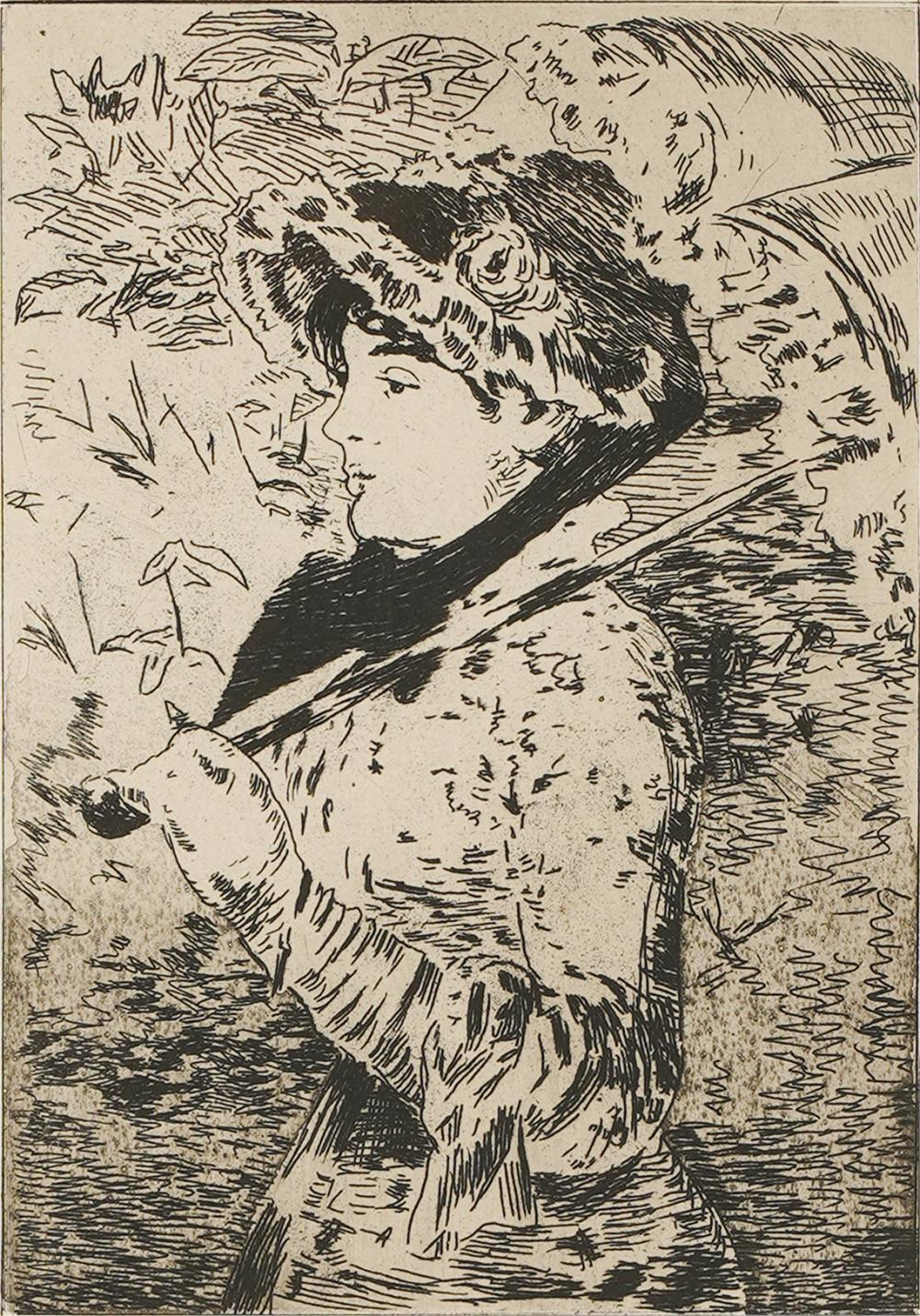 Appraisal: AFTER EDOUARD MANET WOMAN WITH PARASOLprinted on wove paper Provenance