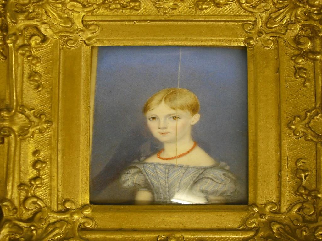 Appraisal: th century miniatures - three portraits of 'Mrs Ann Hurne