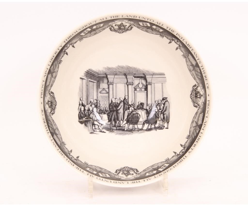 Appraisal: Philadelphia bowl by Wedgwood h x dia Condition Good