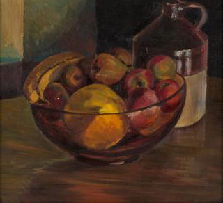 Appraisal: ISAAC FRIEDLANDER AMERICAN - Still Life with a Jug oil