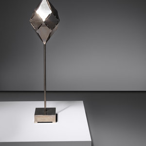 Appraisal: Gabriella Crespi - 'Caleidoscopi' Floor LampItaly c chrome-plated brass with