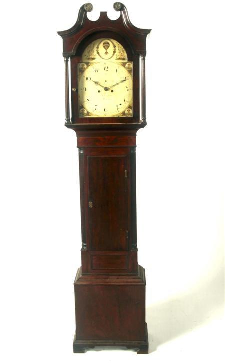 Appraisal: A George III mahogany longcase clock By J Campbell the