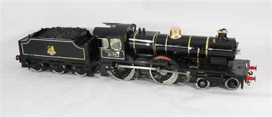 Appraisal: A scratch built live steam inch gauge locomotive and tender