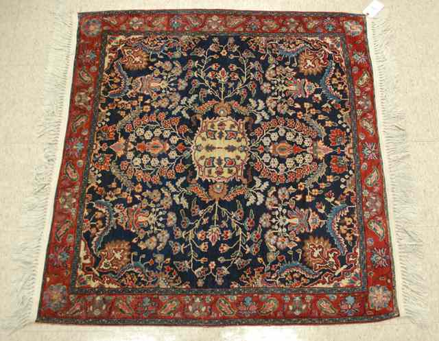 Appraisal: SEMI-ANTIQUE PERSIAN SAROUK AREA RUG Arak region northwest Iran floral