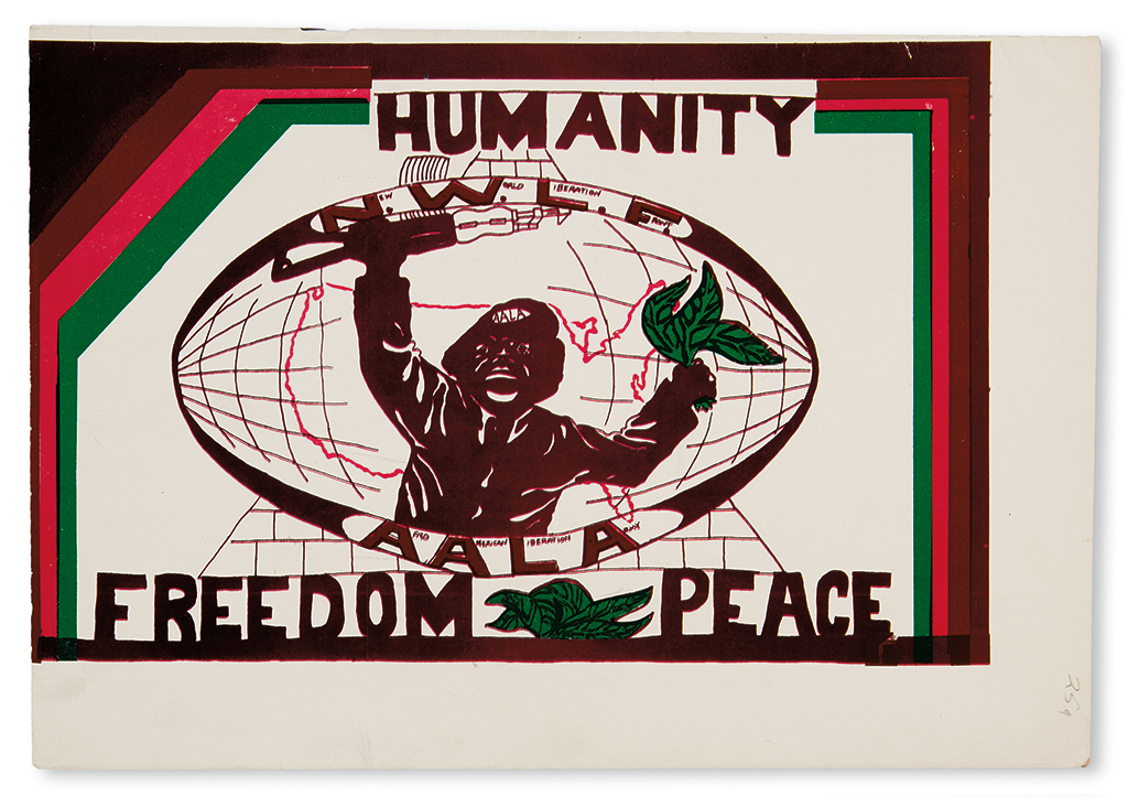 Appraisal: BLACK PANTHERS Humanity Freedom Peace Booklet pages to original color