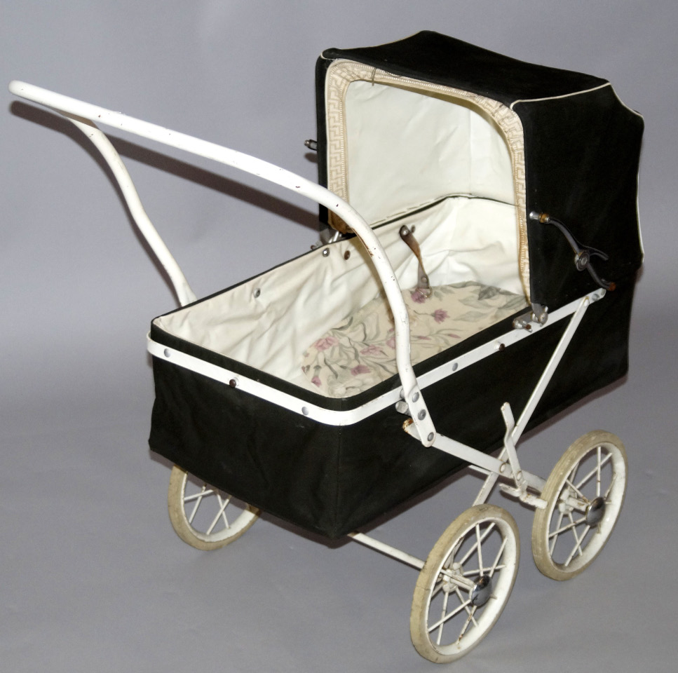 Appraisal: A Letchworth dolls pram slate grey carriage