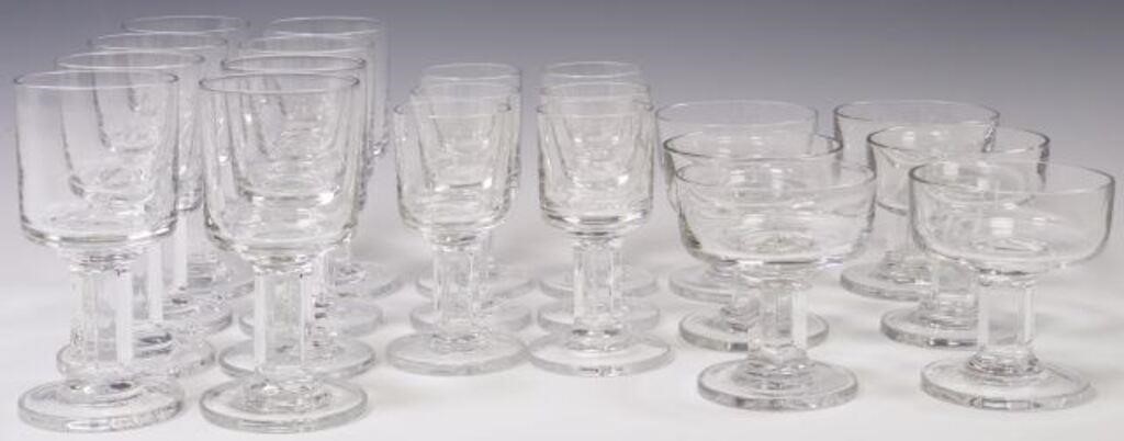 Appraisal: lot of Dansk colorless stemware service in the Kirsten pattern