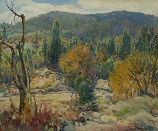 Appraisal: Charles Reiffel ''Autumn in the Mountains'' signed lower right Charles