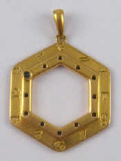 Appraisal: Cartier An carat gold pendant with signs of the zodiac