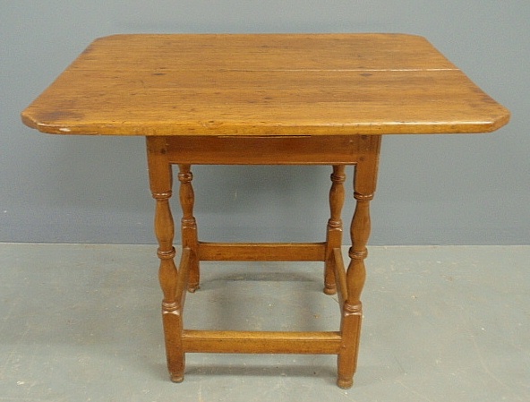 Appraisal: - New England maple and pine tavern table th c