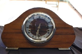 Appraisal: DECO STYLE STRIKING MANTLE CLOCK