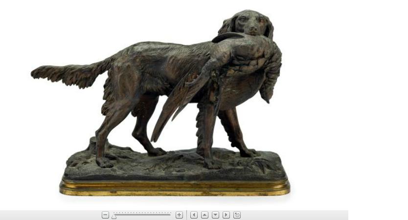 Appraisal: Alfred Dubucand French - retriever