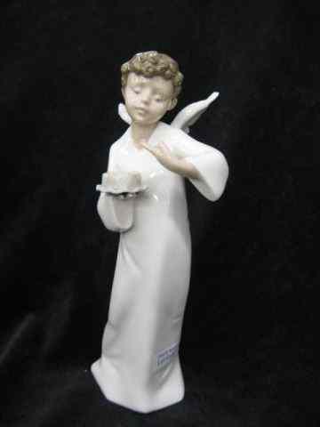 Appraisal: Nao Porcelain Figurine of an Angel ''Ceremony Angel'' with cake