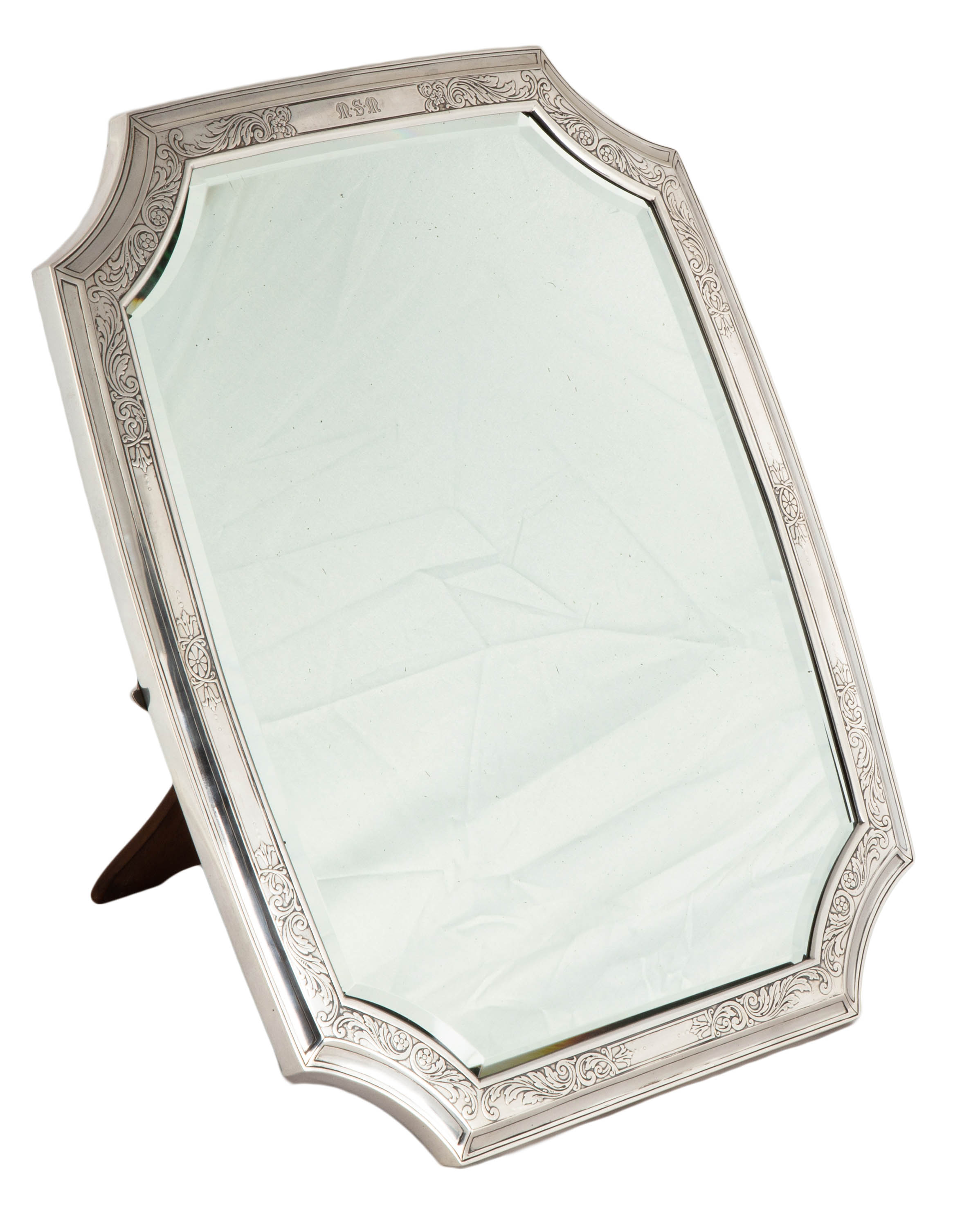 Appraisal: TIFFANY CO VANITY MIRROR OR PICTURE FRAME circa marked Tiffany