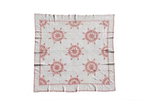 Appraisal: QUILT American found in Ohio late th century Prairie star