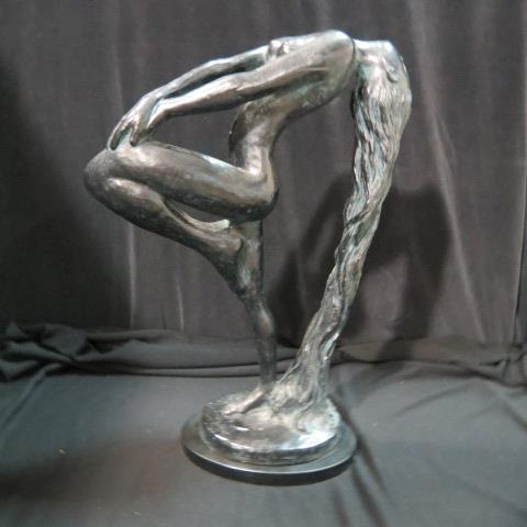 Appraisal: Austin Studios Deco Style Statue of a Nude Sultry Awakening