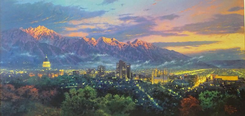 Appraisal: Thomas Kinkade - Los Gatos CA Thomas Kinkade - Los