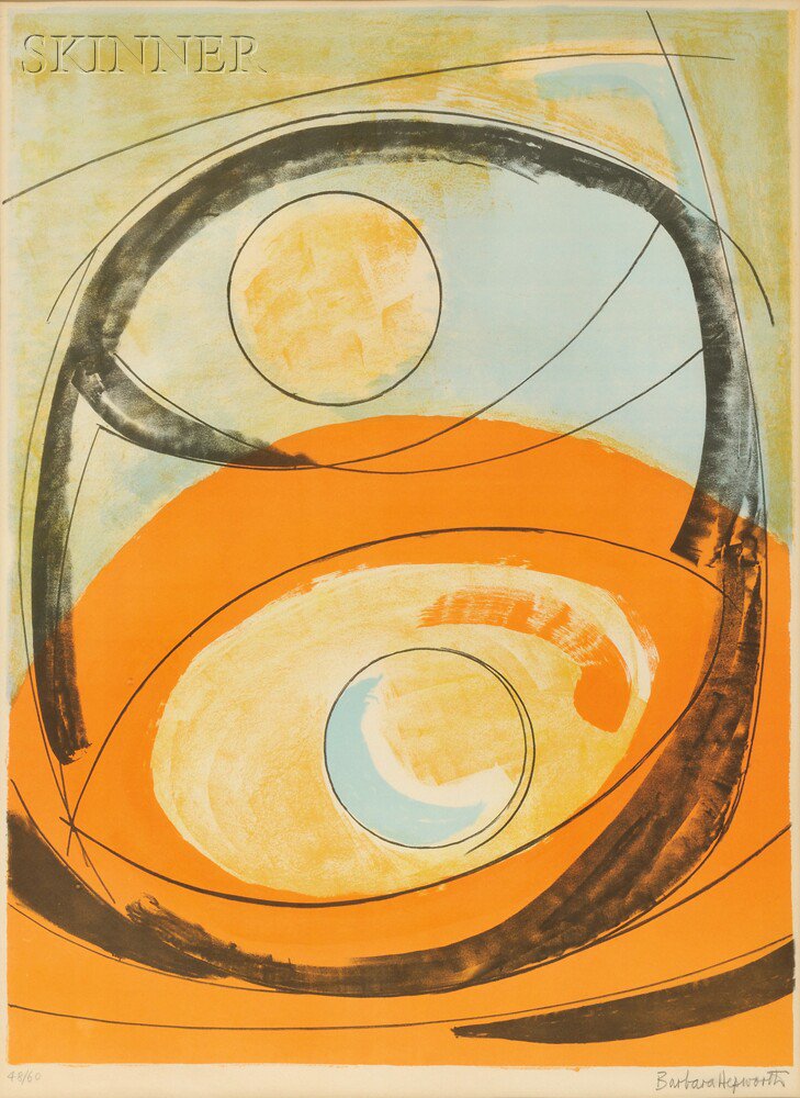 Appraisal: Barbara Hepworth British - Untitled c edition of Signed Barbara