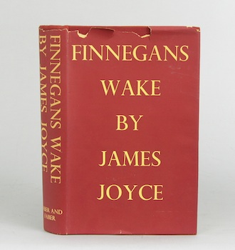 Appraisal: First Edition of Finnegan's Wake by James Joyce Published Faber