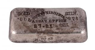 Appraisal: Consolidated Virginia Mining Company Silver Bar oz The most important